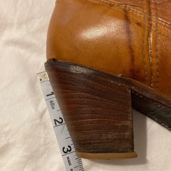 Dingo Vintage Glazed Rust Embroidered Heeled Western Boots - Picture 16 of 16